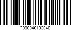 Código de barras (EAN, GTIN, SKU, ISBN): '7890048103848'