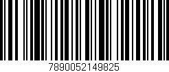 Código de barras (EAN, GTIN, SKU, ISBN): '7890052149825'