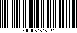 Código de barras (EAN, GTIN, SKU, ISBN): '7890054545724'