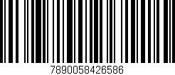 Código de barras (EAN, GTIN, SKU, ISBN): '7890058426586'