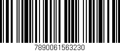 Código de barras (EAN, GTIN, SKU, ISBN): '7890061563230'