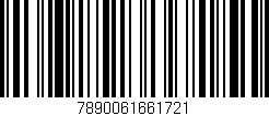 Código de barras (EAN, GTIN, SKU, ISBN): '7890061661721'