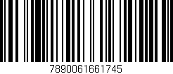 Código de barras (EAN, GTIN, SKU, ISBN): '7890061661745'