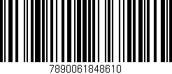 Código de barras (EAN, GTIN, SKU, ISBN): '7890061848610'