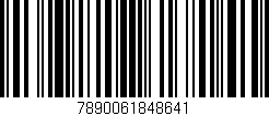 Código de barras (EAN, GTIN, SKU, ISBN): '7890061848641'