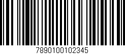 Código de barras (EAN, GTIN, SKU, ISBN): '7890100102345'