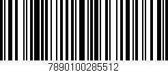 Código de barras (EAN, GTIN, SKU, ISBN): '7890100285512'