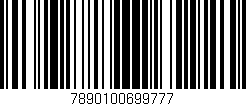 Código de barras (EAN, GTIN, SKU, ISBN): '7890100699777'