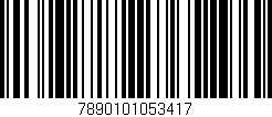Código de barras (EAN, GTIN, SKU, ISBN): '7890101053417'