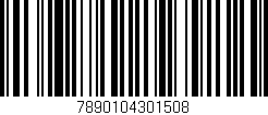 Código de barras (EAN, GTIN, SKU, ISBN): '7890104301508'