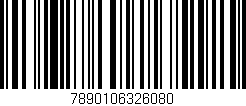 Código de barras (EAN, GTIN, SKU, ISBN): '7890106326080'
