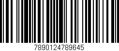 Código de barras (EAN, GTIN, SKU, ISBN): '7890124789645'