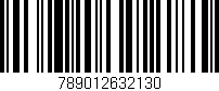 Código de barras (EAN, GTIN, SKU, ISBN): '789012632130'