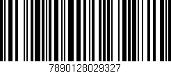 Código de barras (EAN, GTIN, SKU, ISBN): '7890128029327'