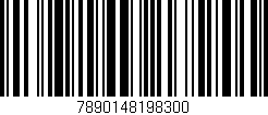 Código de barras (EAN, GTIN, SKU, ISBN): '7890148198300'
