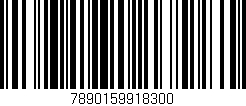 Código de barras (EAN, GTIN, SKU, ISBN): '7890159918300'