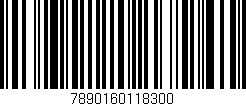 Código de barras (EAN, GTIN, SKU, ISBN): '7890160118300'