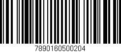 Código de barras (EAN, GTIN, SKU, ISBN): '7890160500204'