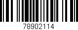 Código de barras (EAN, GTIN, SKU, ISBN): '78902114'
