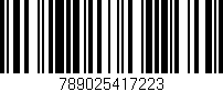 Código de barras (EAN, GTIN, SKU, ISBN): '789025417223'