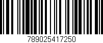 Código de barras (EAN, GTIN, SKU, ISBN): '789025417250'