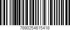 Código de barras (EAN, GTIN, SKU, ISBN): '7890254615418'