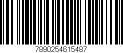 Código de barras (EAN, GTIN, SKU, ISBN): '7890254615487'