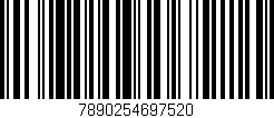 Código de barras (EAN, GTIN, SKU, ISBN): '7890254697520'