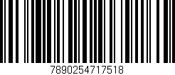 Código de barras (EAN, GTIN, SKU, ISBN): '7890254717518'