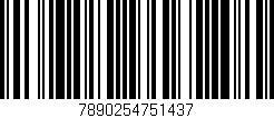 Código de barras (EAN, GTIN, SKU, ISBN): '7890254751437'