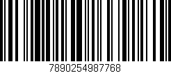 Código de barras (EAN, GTIN, SKU, ISBN): '7890254987768'