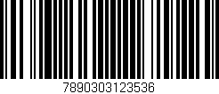 Código de barras (EAN, GTIN, SKU, ISBN): '7890303123536'
