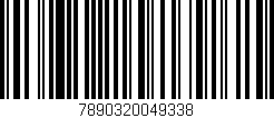 Código de barras (EAN, GTIN, SKU, ISBN): '7890320049338'