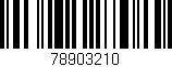 Código de barras (EAN, GTIN, SKU, ISBN): '78903210'