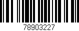 Código de barras (EAN, GTIN, SKU, ISBN): '78903227'