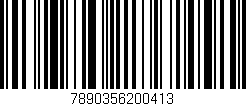 Código de barras (EAN, GTIN, SKU, ISBN): '7890356200413'