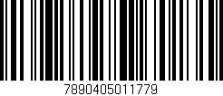 Código de barras (EAN, GTIN, SKU, ISBN): '7890405011779'