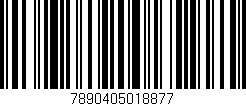 Código de barras (EAN, GTIN, SKU, ISBN): '7890405018877'