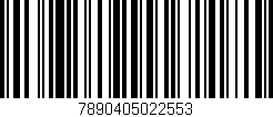 Código de barras (EAN, GTIN, SKU, ISBN): '7890405022553'