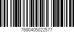 Código de barras (EAN, GTIN, SKU, ISBN): '7890405022577'