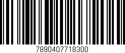 Código de barras (EAN, GTIN, SKU, ISBN): '7890407718300'
