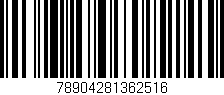 Código de barras (EAN, GTIN, SKU, ISBN): '78904281362516'