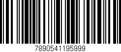Código de barras (EAN, GTIN, SKU, ISBN): '7890541195999'
