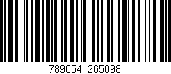 Código de barras (EAN, GTIN, SKU, ISBN): '7890541265098'