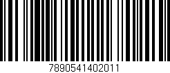 Código de barras (EAN, GTIN, SKU, ISBN): '7890541402011'