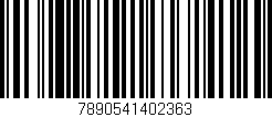 Código de barras (EAN, GTIN, SKU, ISBN): '7890541402363'