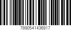 Código de barras (EAN, GTIN, SKU, ISBN): '7890541436917'