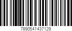 Código de barras (EAN, GTIN, SKU, ISBN): '7890541437129'