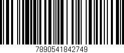 Código de barras (EAN, GTIN, SKU, ISBN): '7890541842749'