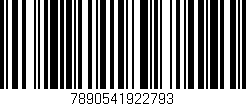 Código de barras (EAN, GTIN, SKU, ISBN): '7890541922793'